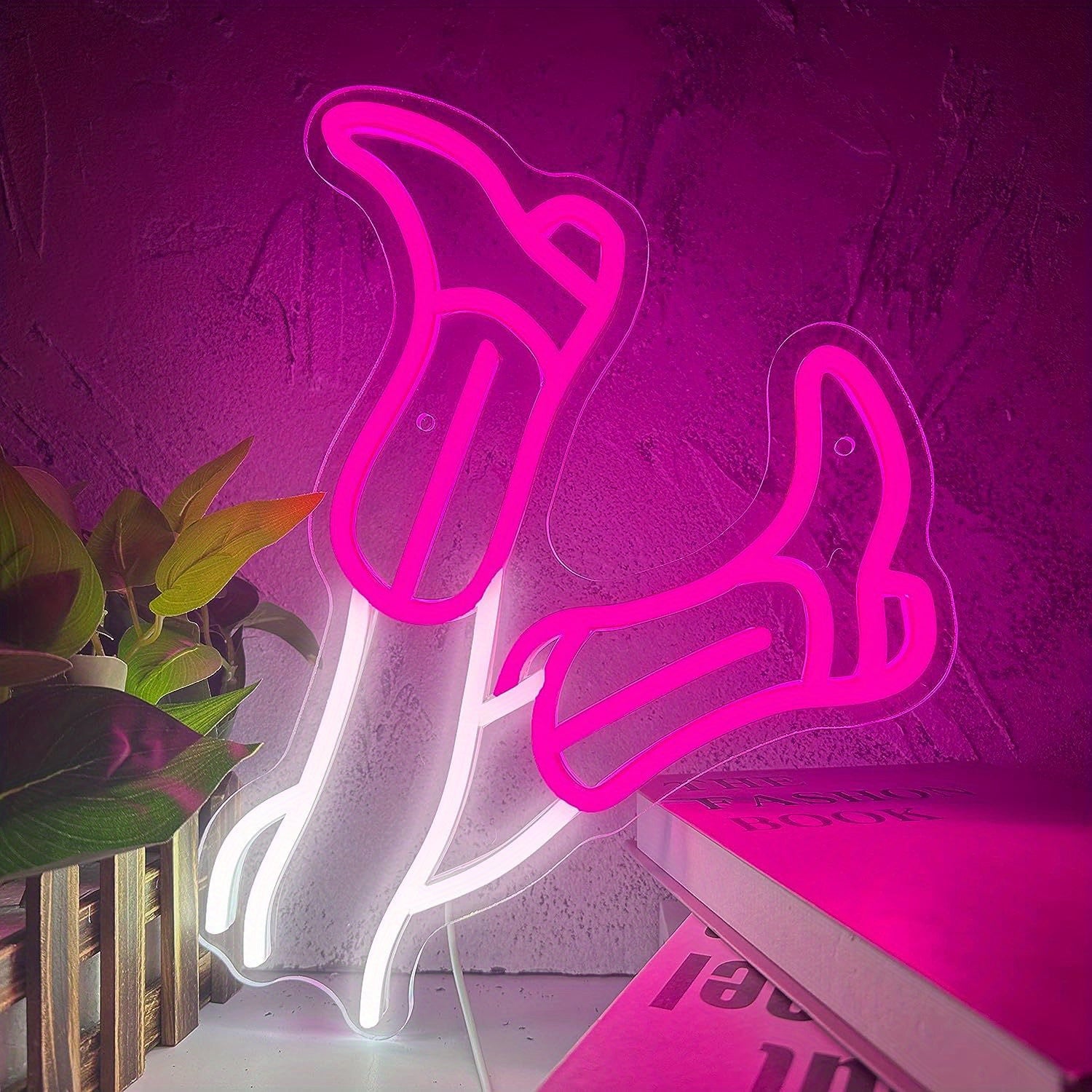 LED Neon Light Sign, 17”x8” Pink Love Neon Sign Sri Lanka