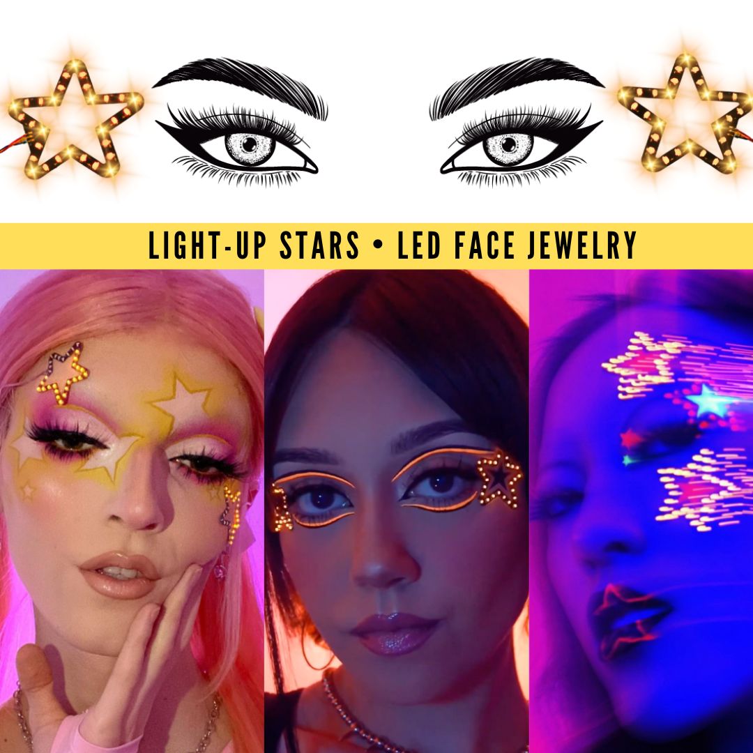 Stars LED Face Jewelry