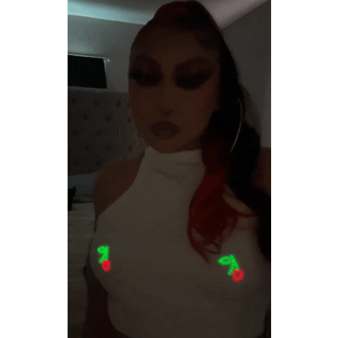 Cherries LED Face Jewelry