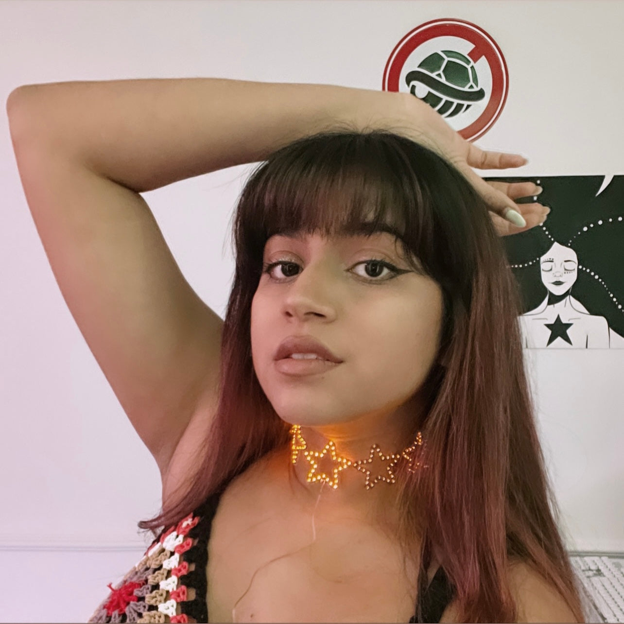 Make a Choker with our LED Face Jewelry