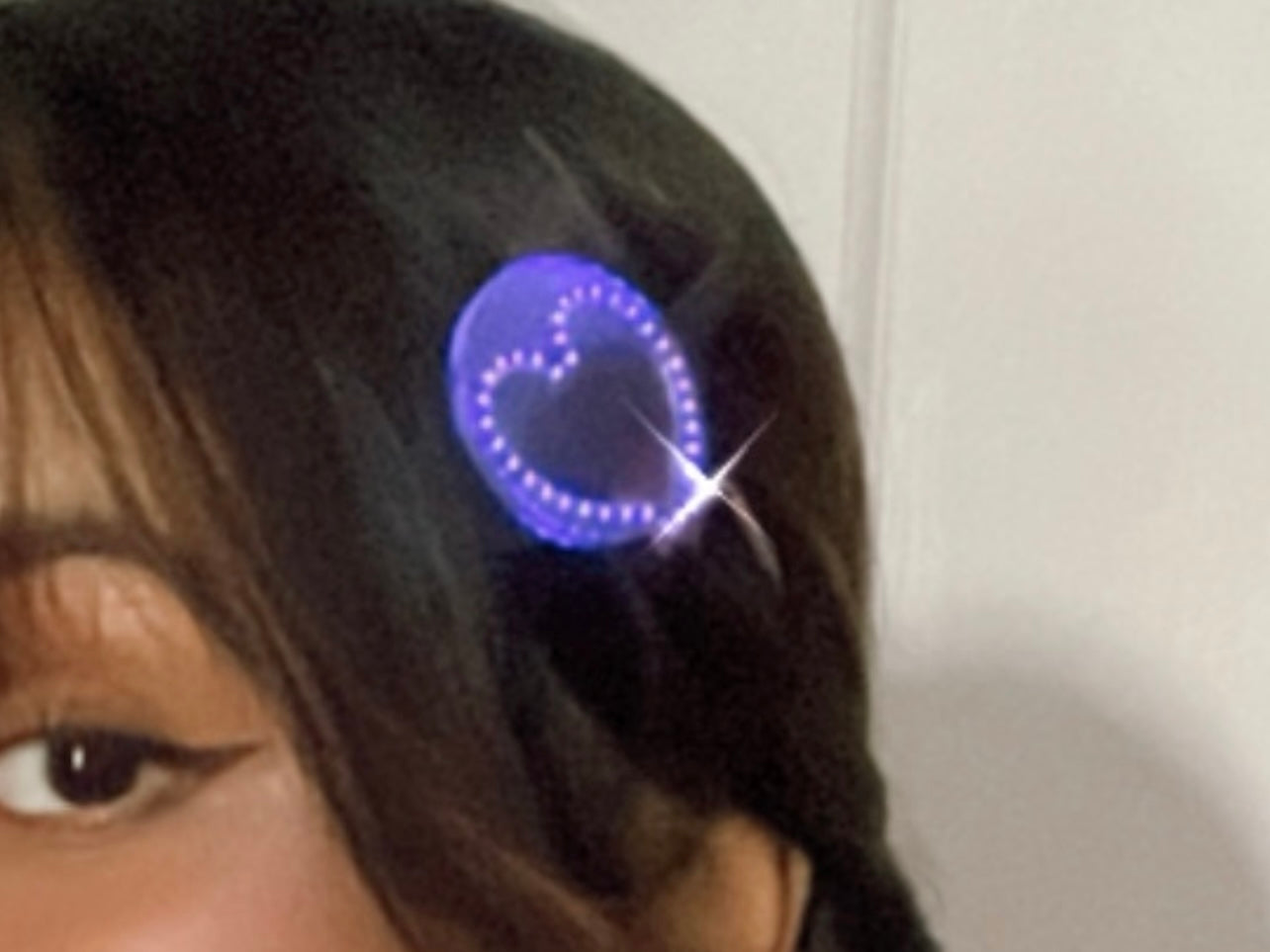 Turn your LED Face Jewelry into Hair Clips!