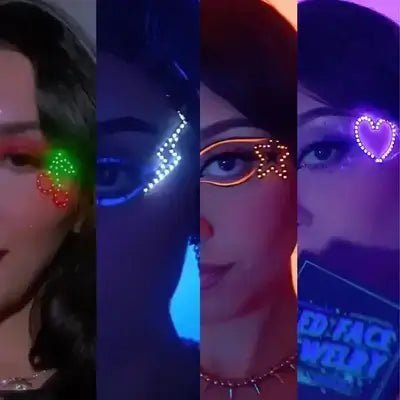 Light Up Face Stickers: Application Guide & Style Tips - Neon Cowboys