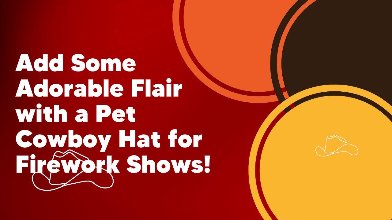 Add Some Adorable Flair with a Pet Cowboy Hat for Firework Shows!