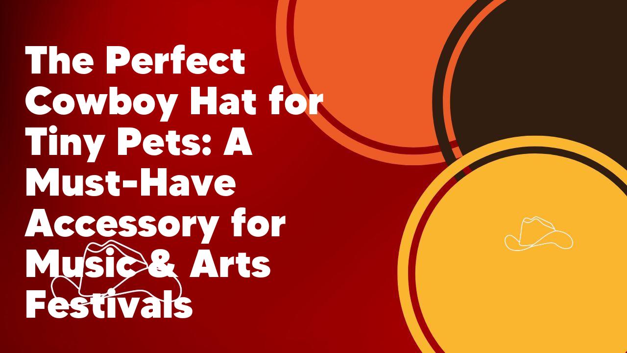 The Perfect Cowboy Hat for Tiny Pets: A Must-Have Accessory for Music & Arts Festivals