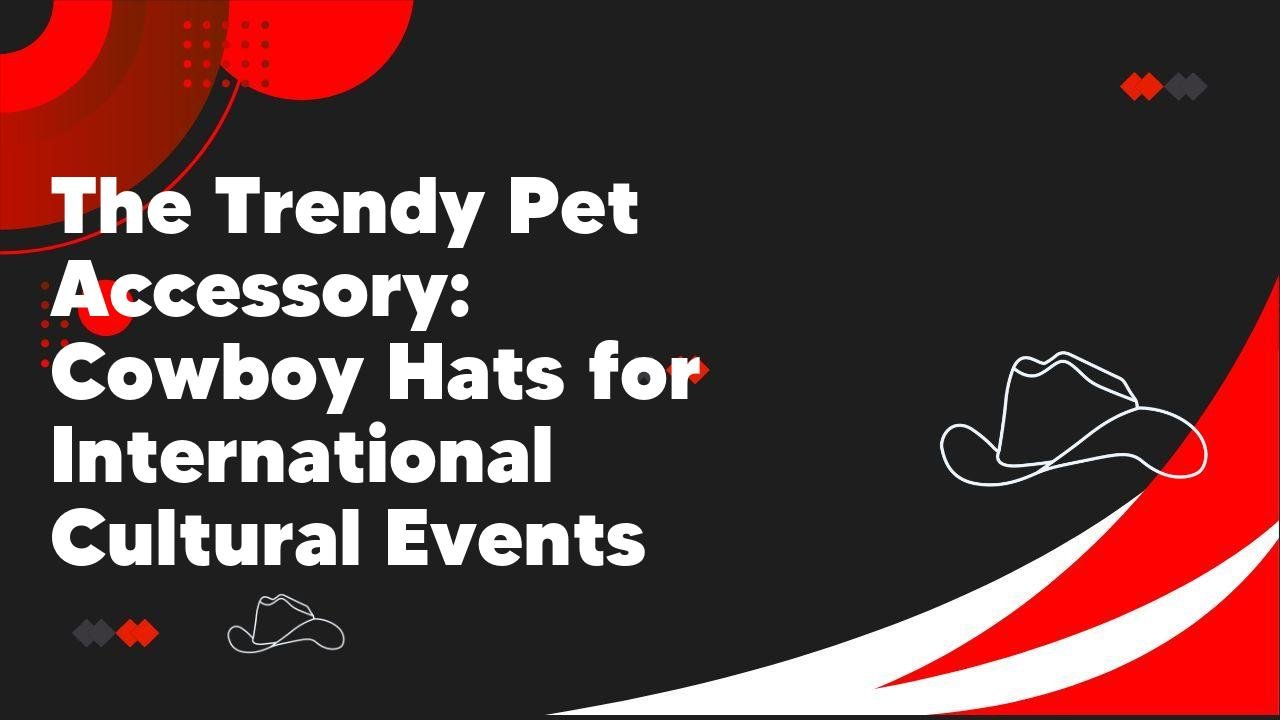 The Trendy Pet Accessory: Cowboy Hats for International Cultural Events - Neon Cowboys