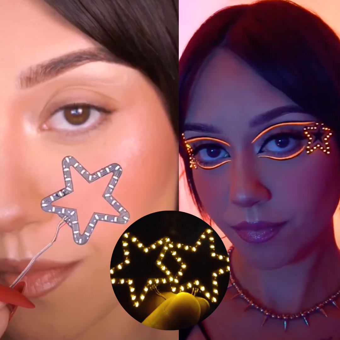 Stars LED Face Jewelry / PRE-ORDER (Estimated Delivery End of October)