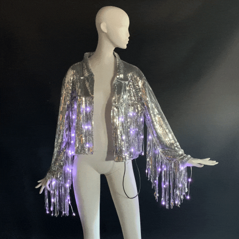 LED Fringe Jacket Remote Controlled : PRE-ORDER (Estimated Delivery Early May)