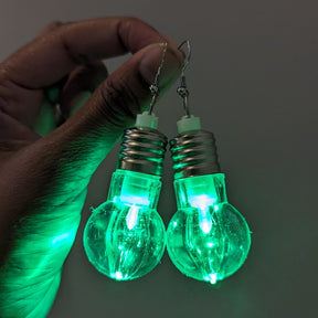 LED Bulb Earrings