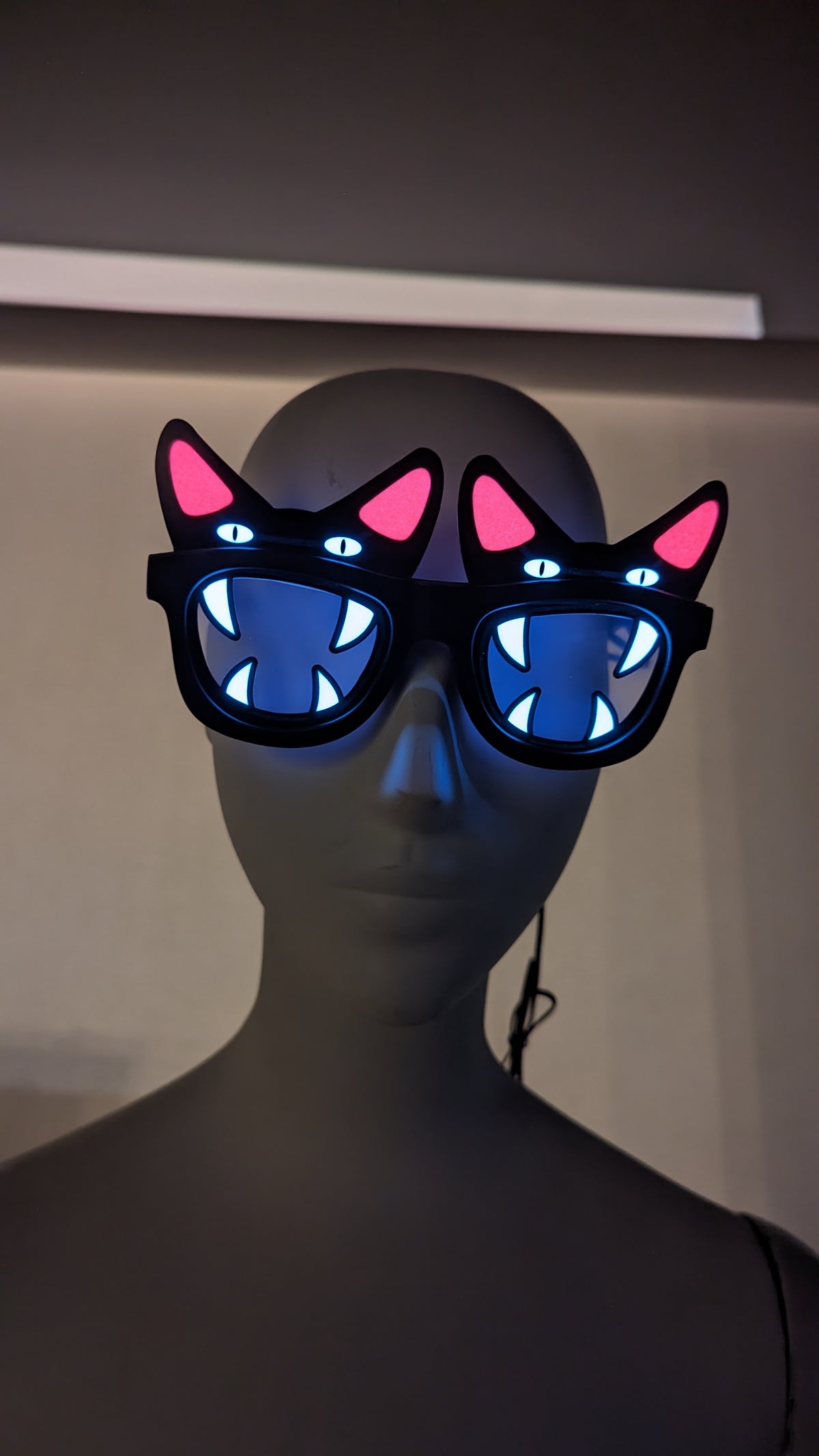 SAMPLE SALE - Light up Bat Glasses - FINAL SALE