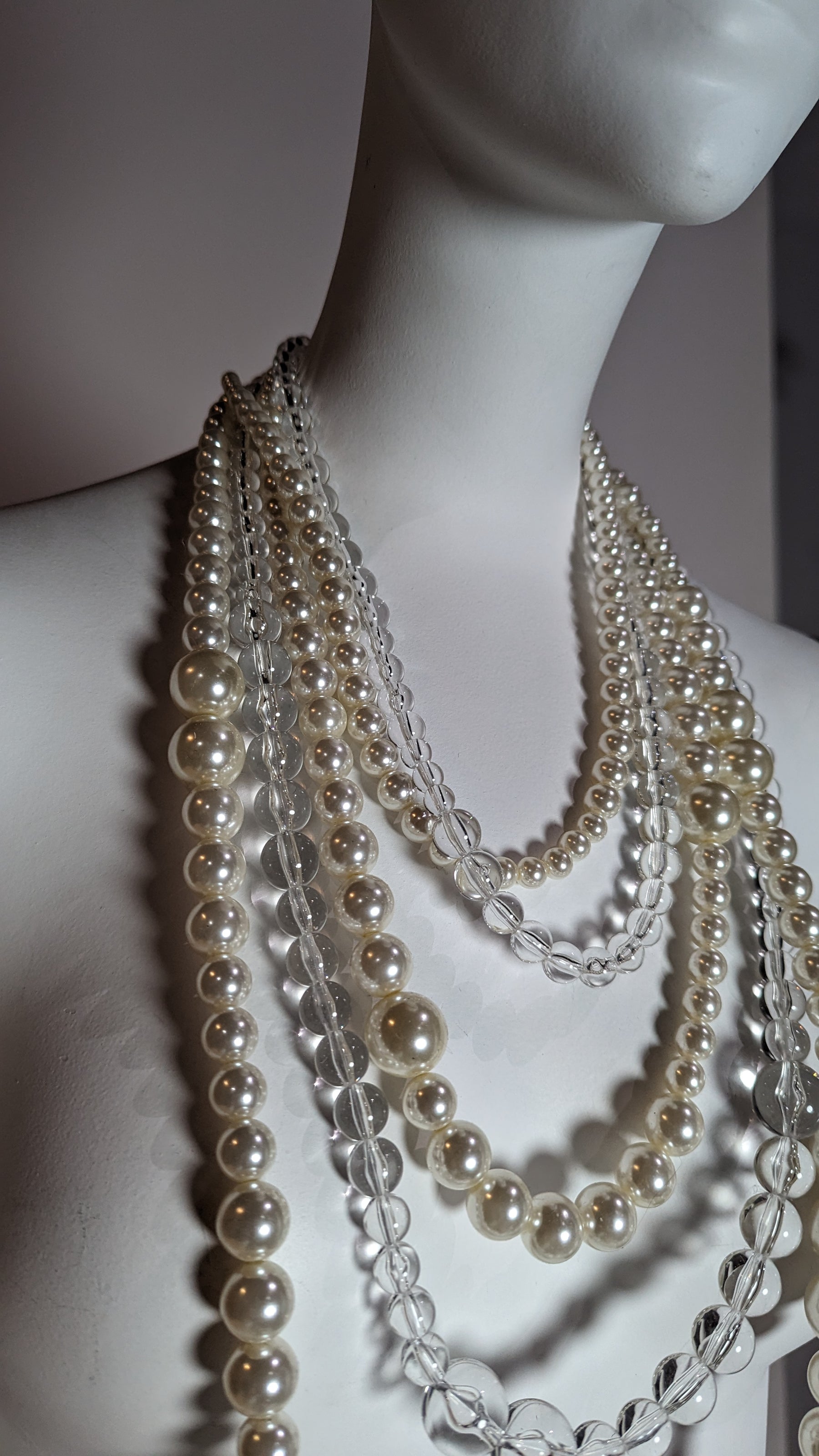 SAMPLE SALE - Fake Pearl Necklace - FINAL SALE