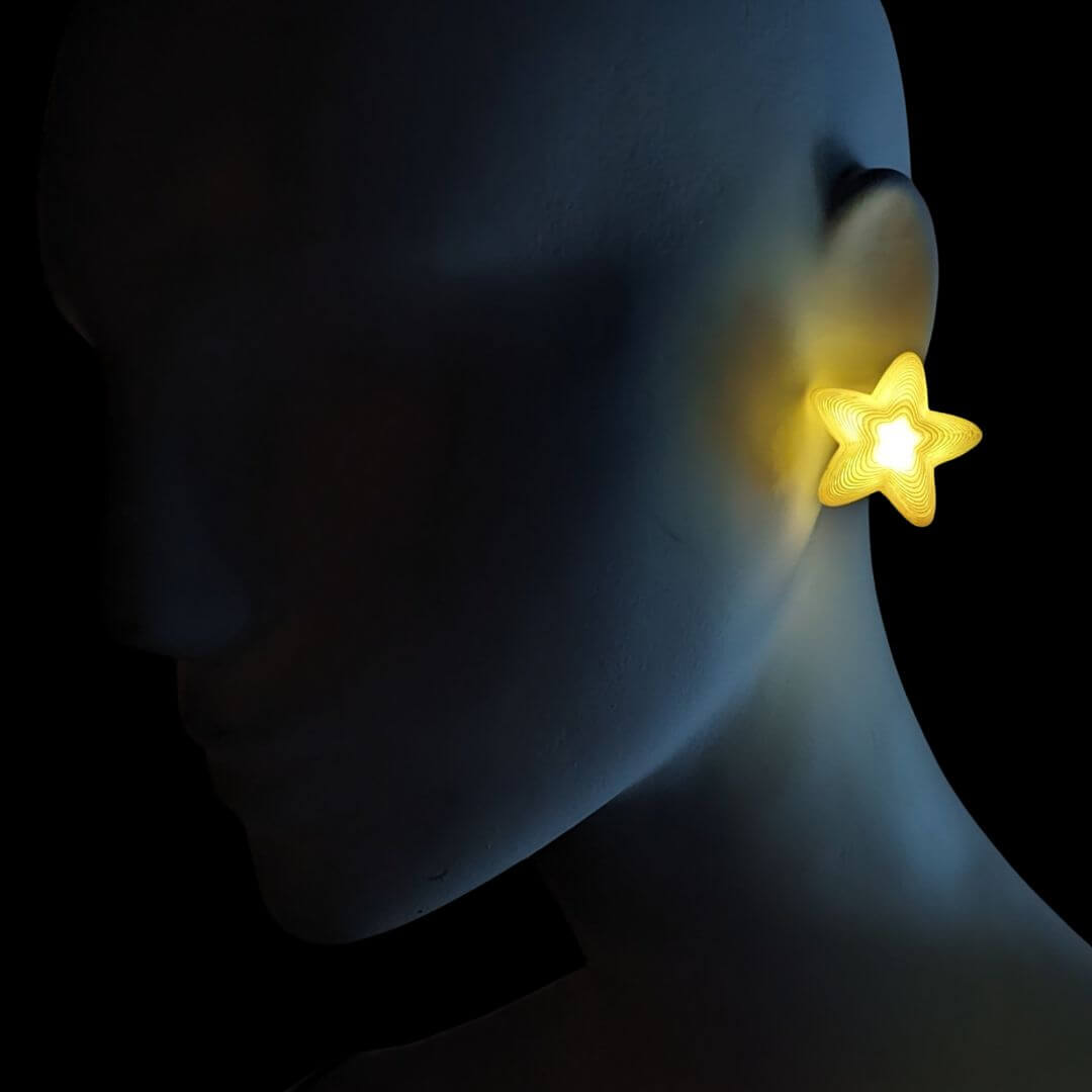 LED Star Stud Earrings