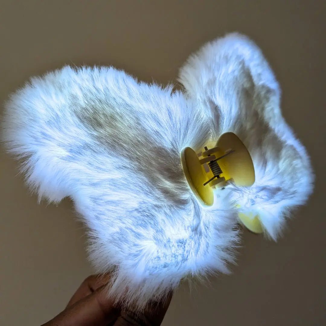 Butterfly Fuzzy Hair Clip - Neon Cowboys - Ss