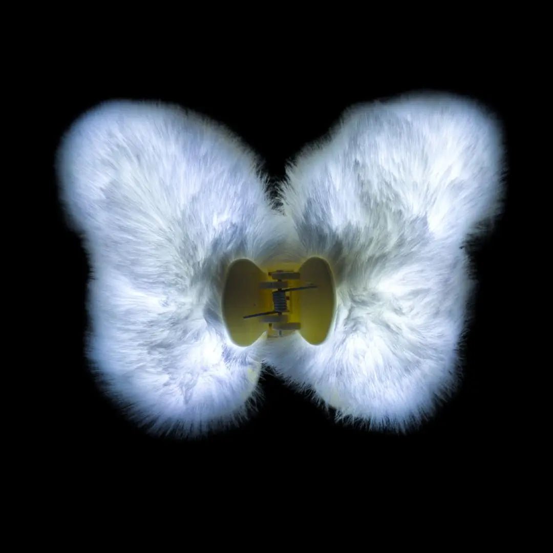 Butterfly Fuzzy Hair Clip - Neon Cowboys - Ss