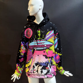 "Day at the Farm" Hoodie - Neon Cowboys - Troubleshooting - 2264185_10869