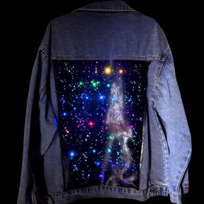 Galaxy Denim Jacket - Neon Cowboys - 