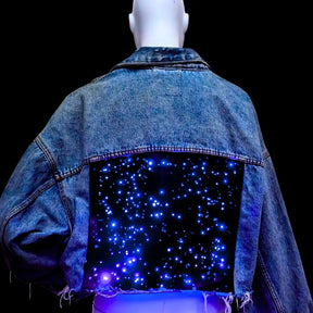 Galaxy Denim Jacket - Neon Cowboys - 