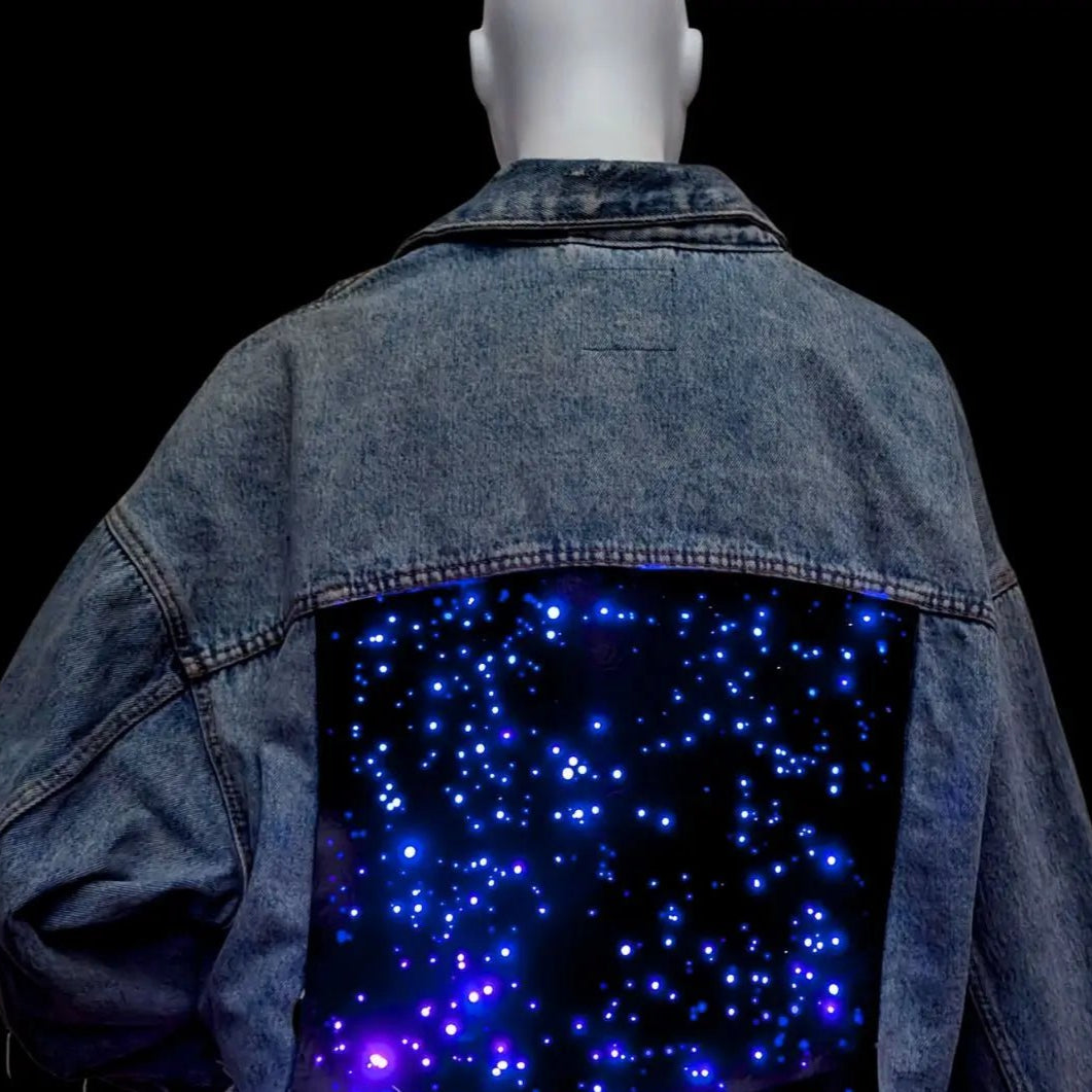 Galaxy Denim Jacket - Neon Cowboys - 