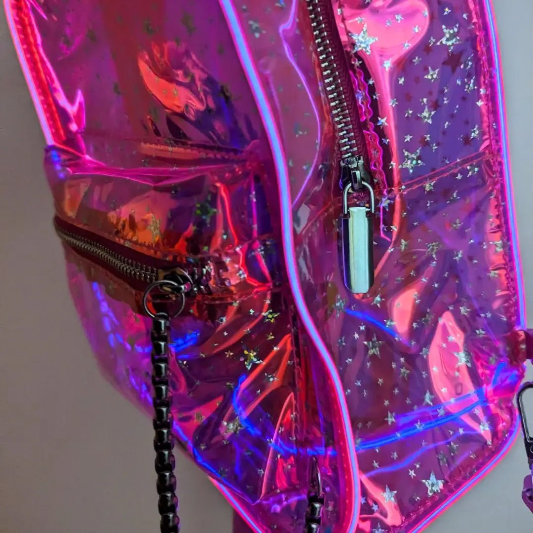 Holographic Star Backpack - Neon Cowboys - 