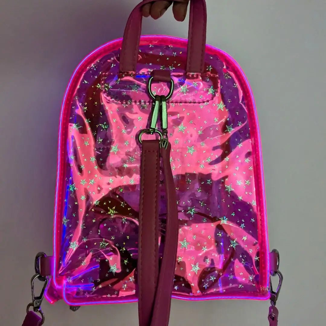 Holographic Star Backpack - Neon Cowboys - 