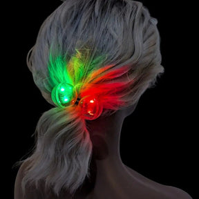 LED Hair Ties [4 Pack] - Neon Cowboys - 