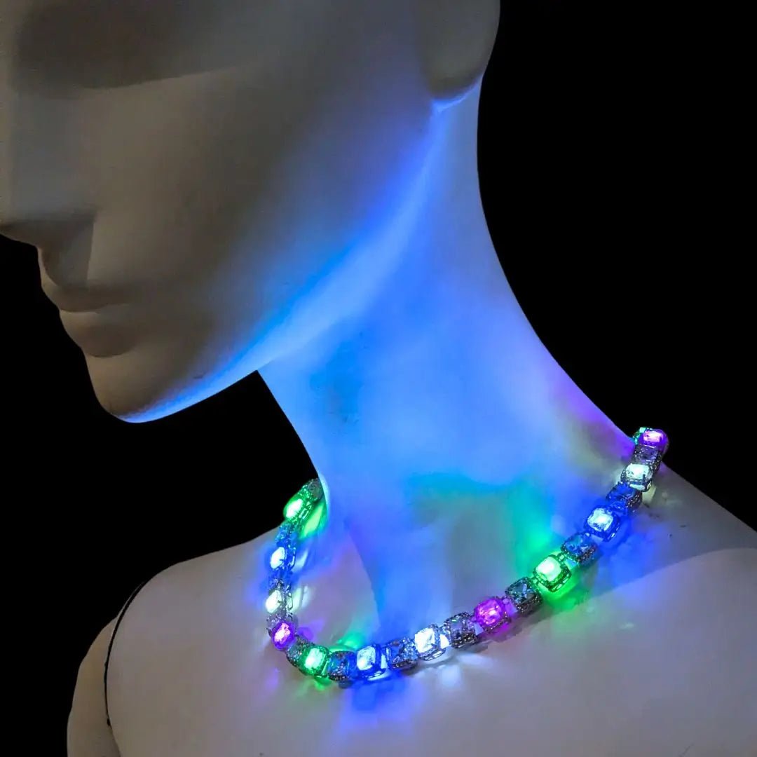 LED Light up Necklace : PRE - ORDER (Estimated Delivery End of November) - Neon Cowboys - 