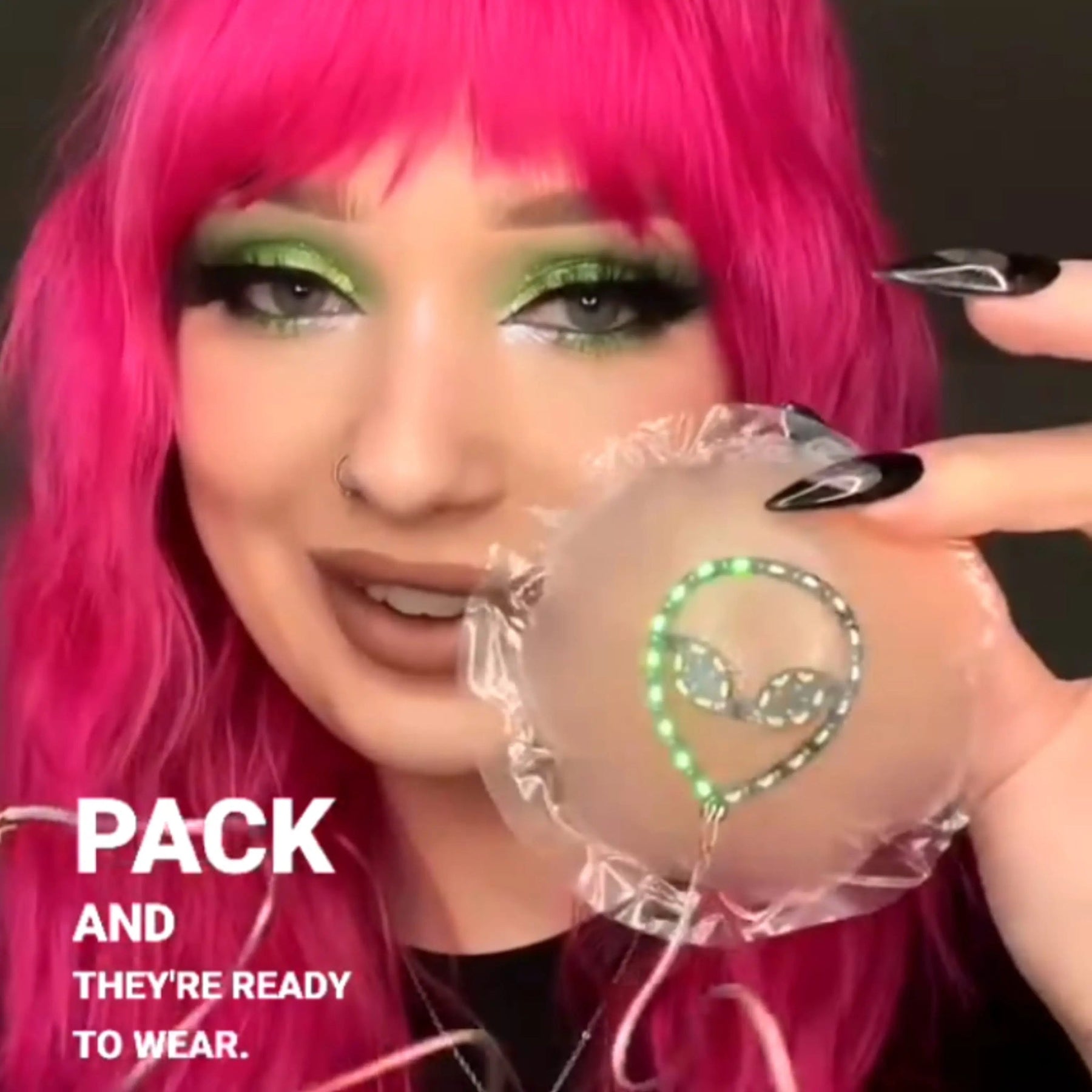 LED Pasties (Shapes ONLY) - Neon Cowboys - Makeup - FJHearts