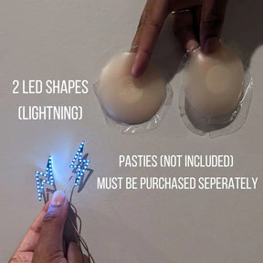 LED Pasties (Shapes ONLY) - Neon Cowboys - Makeup - FJLIGHTNING