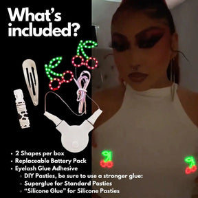 LED Pasties (Shapes ONLY) - Neon Cowboys - Makeup - FT - SP9U - 83MW