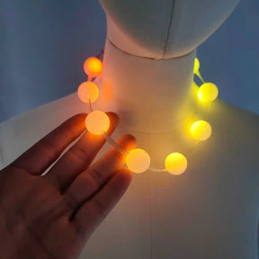 LED Sphere Necklace : PRE - ORDER (Estimated Delivery End of February) - Neon Cowboys - 