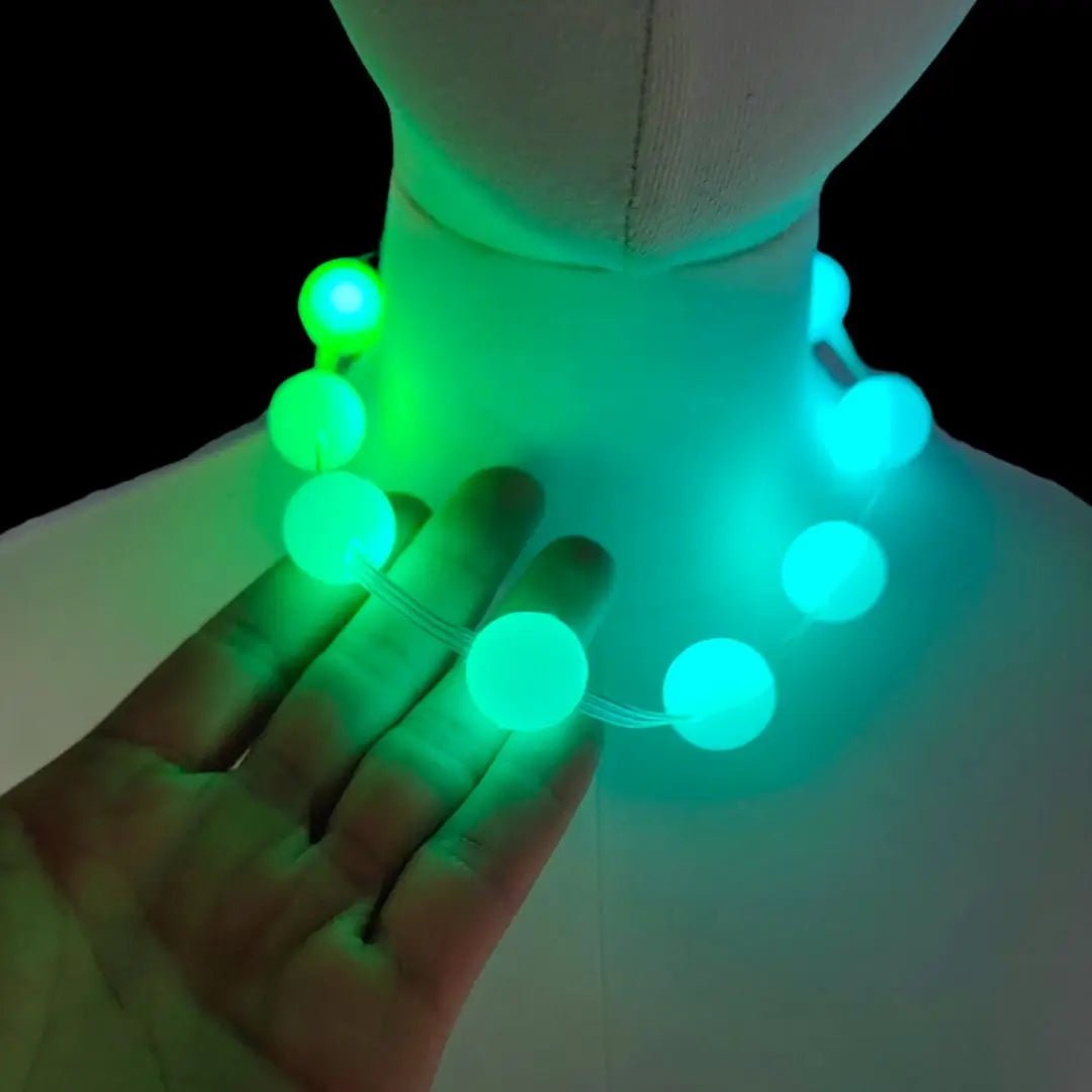 LED Sphere Necklace : PRE - ORDER (Estimated Delivery End of February) - Neon Cowboys - 