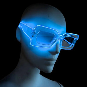 Light - up Party Sunglasses - Neon Cowboys - 