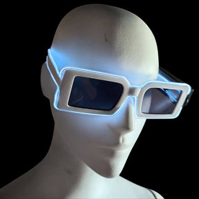 Light - up Party Sunglasses - Neon Cowboys - 