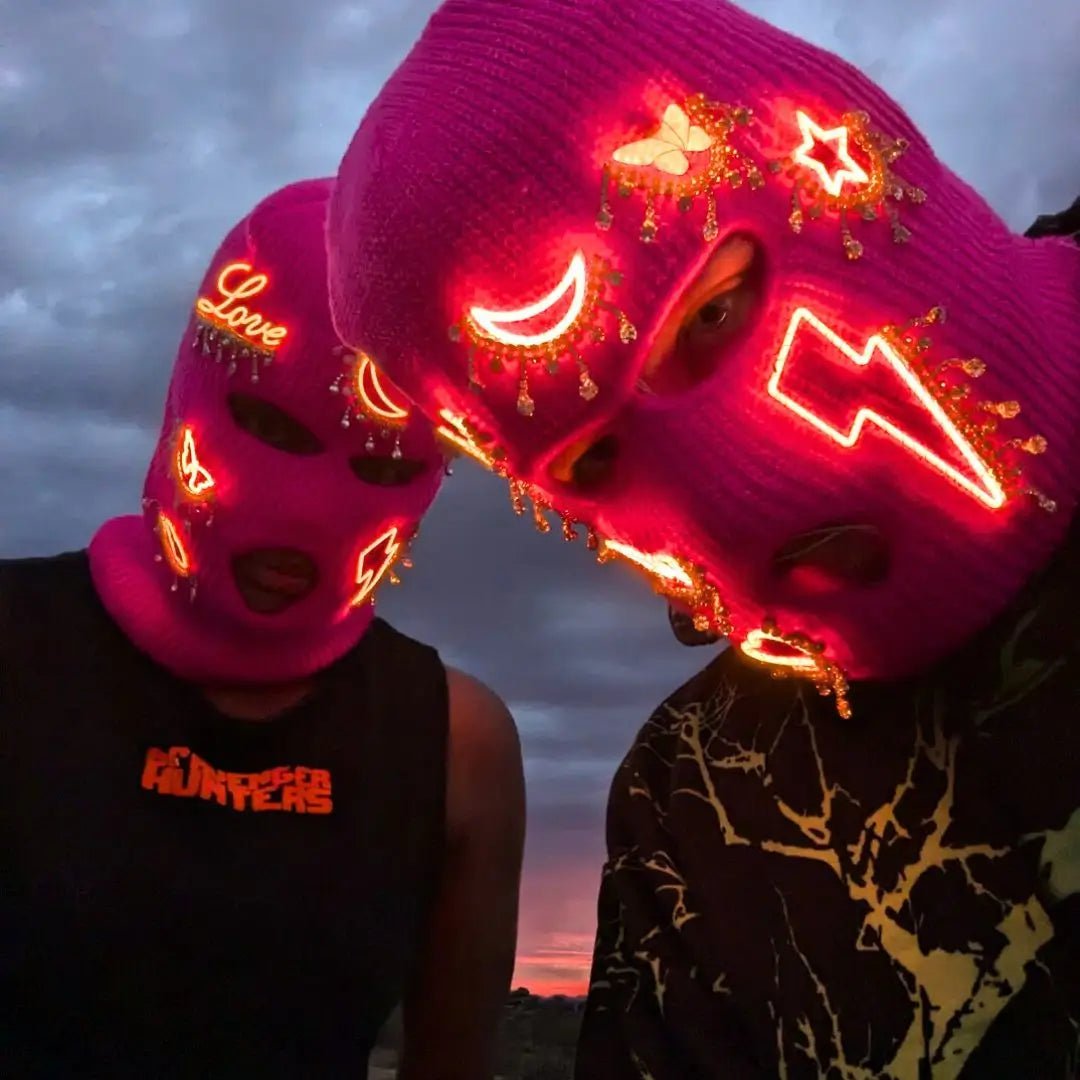 Neon Patched Balaclava - Neon Cowboys - BalaclavaP