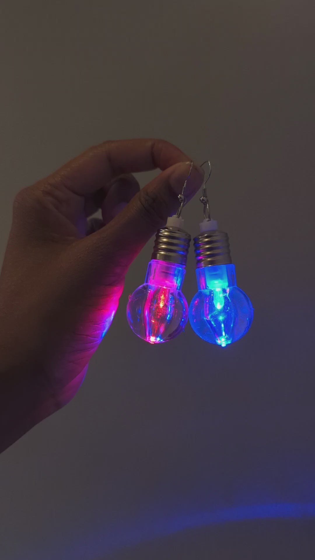 LED Bulb Earrings