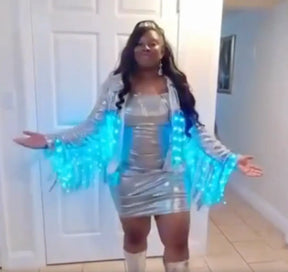 LED Fringe Sequin Jacket