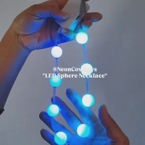 LED Sphere Necklace