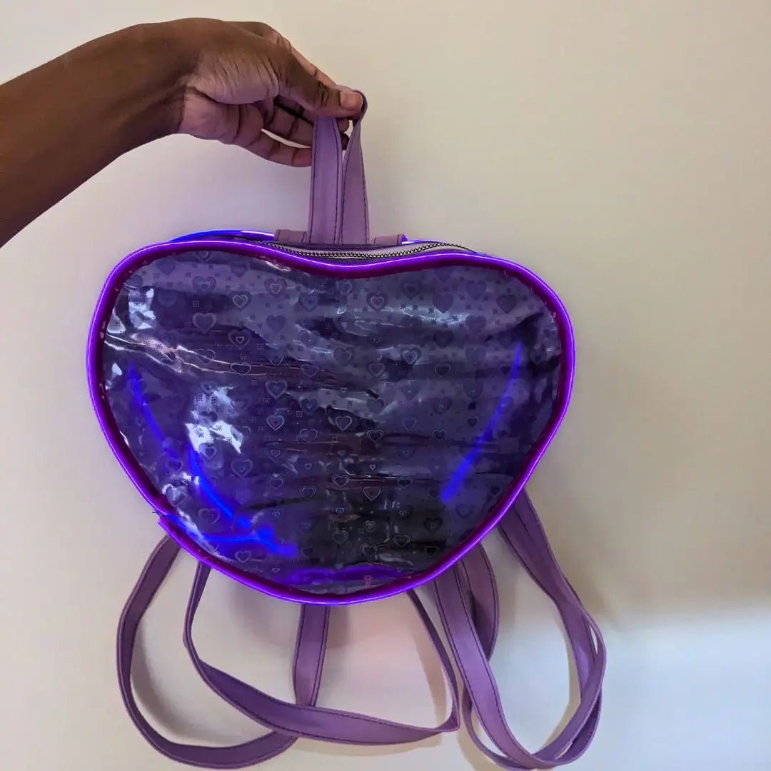 Purple Heart Backpack - Neon Cowboys - 