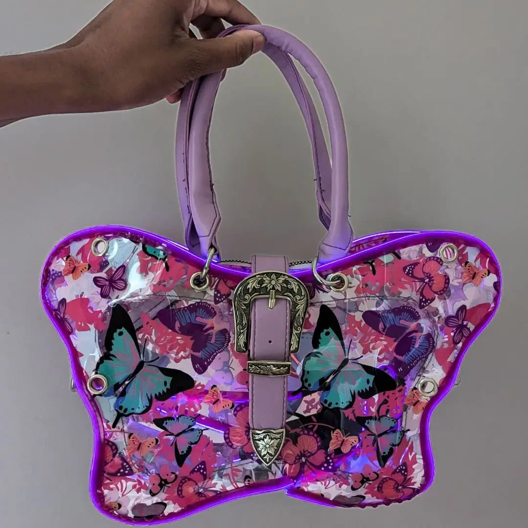 SAMPLE SALE PVC Butterfly Handbag FINAL SALE