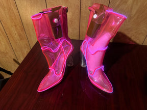 SAMPLE SALE #13 -  OPM Boot Pink Size 5- AS IS (FINAL SALE)