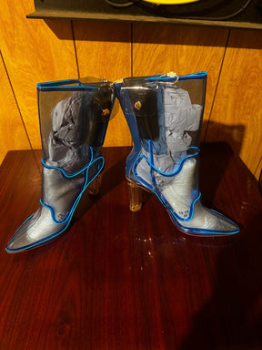 SAMPLE SALE  #26 -  OPM Boot Blue size 13 AS IS - AS IS (FINAL SALE)