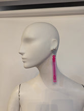 SAMPLE SALE - Bubble Wand Earring Pair (Bubble Liquid not included due to shipping) - Neon Cowboys - 