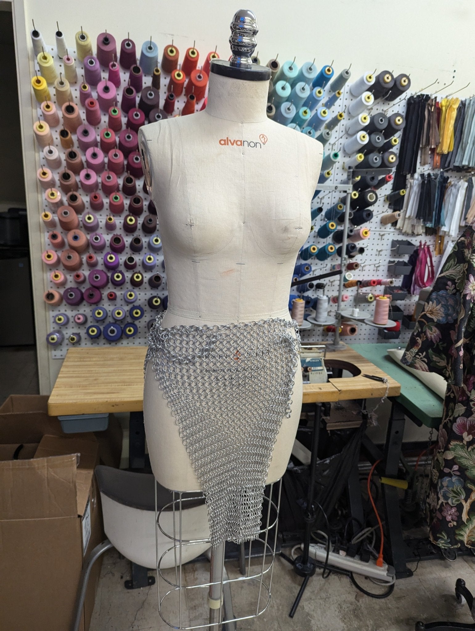 SAMPLE SALE - Chainmail Lioncloth (XSmall) - Neon Cowboys - 