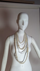 SAMPLE SALE - Fake Pearl Necklace - FINAL SALE - Neon Cowboys - Troubleshooting - 