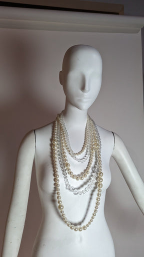 SAMPLE SALE - Fake Pearl Necklace - FINAL SALE - Neon Cowboys - Troubleshooting - 