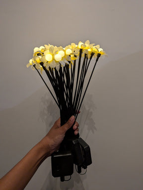 SAMPLE SALE - LED Solar Panel Flowers (4 Pack) - Neon Cowboys - 