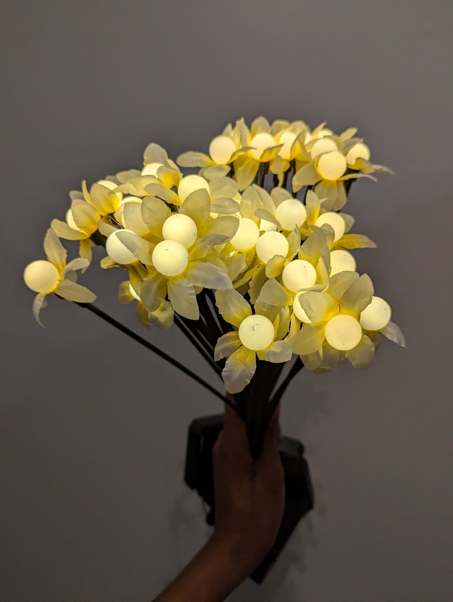 SAMPLE SALE - LED Solar Panel Flowers (4 Pack) - Neon Cowboys - 