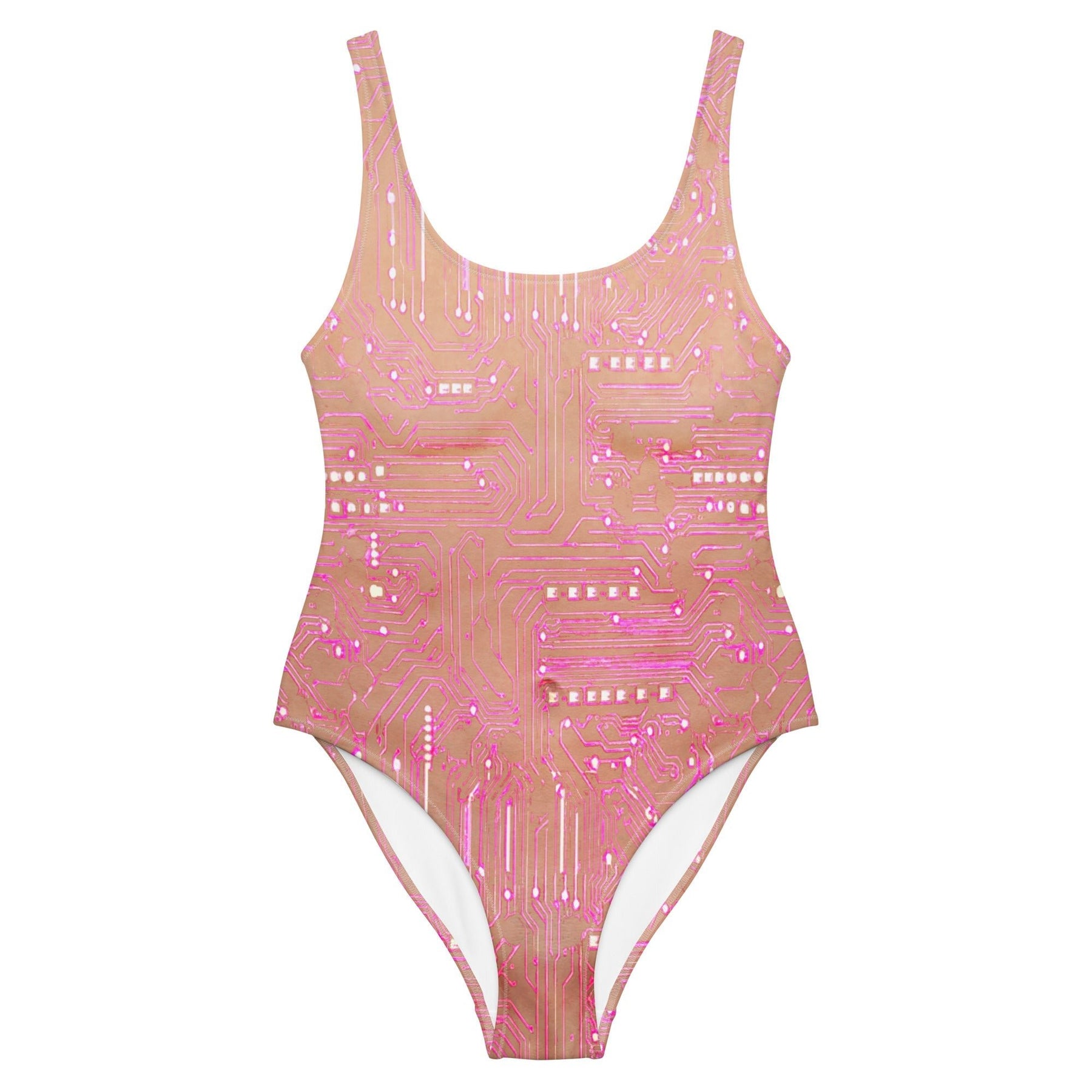 SAMPLE SALE - Nude Cyborg Swimsuit - Neon Cowboys - 