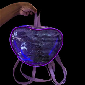 SAMPLE SALE - Purple Heart Backpack - Neon Cowboys - 