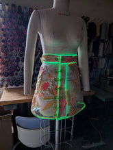 SAMPLE SALE - Transparent Wrap Skirt Size Small - Neon Cowboys - 