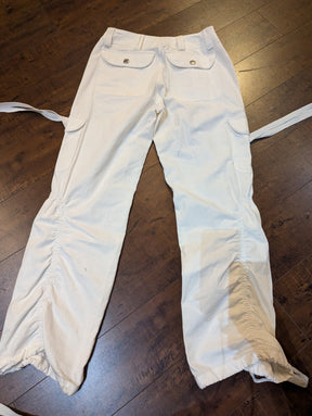 SAMPLE SALE - White Delia's Cargo Pants Size Small (New) - Neon Cowboys - 